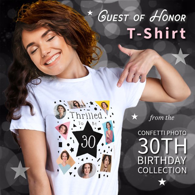 Confetti Encantado De Ser Una Camiseta De 30 Años (Subido por el creador)