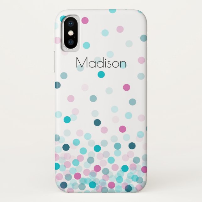 Confetti Funda-Mate Apenas hay Funda de iPhone X (Reverso)