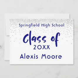 Confetti plateado, Invitación de posgrado para tip