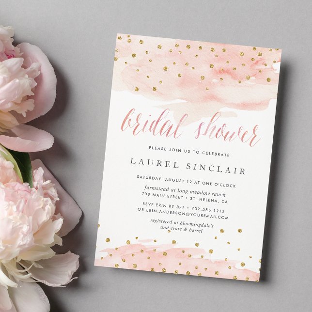 Confetti Pop | Invitación a la ducha de novia (Subido por el creador)