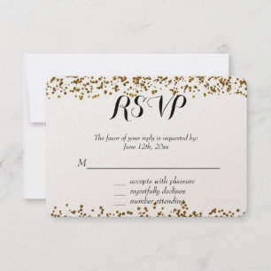 Confetti Purpurina de Bling de oro RSVP