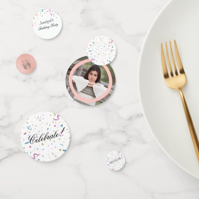 Confetti rosa y Purpurina de Aqua (Grupo)