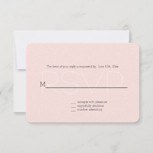Confetti rosado dorado RSVP