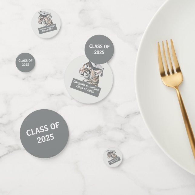 Confetti único de graduación de tigres (Grupo)