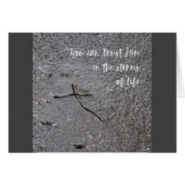 Confía en él en la tarjeta de notas Parakaleo de l