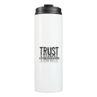 "Confía En El Viaje" Botella De Agua De Acero Inox