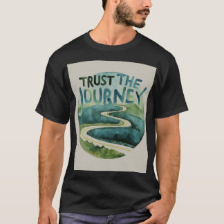 Confía en el viaje - Inspirador diseño de camiseta
