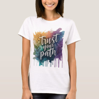 Confía en la camiseta de las mujeres
