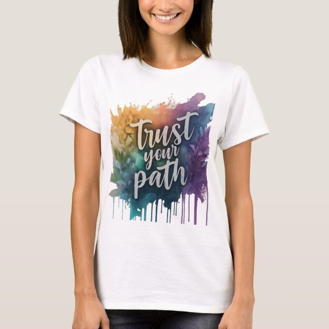 Confía en la camiseta de las mujeres (Anverso)