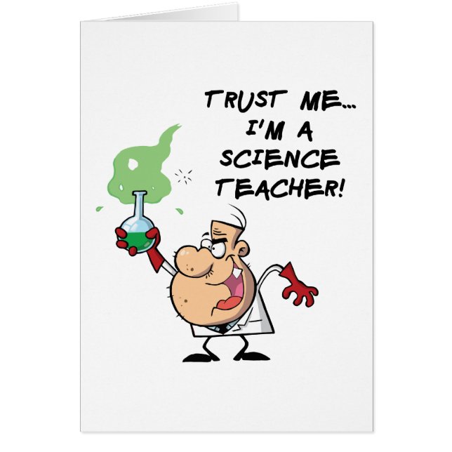 Confía en mí... Soy profesor de ciencias (Frente)