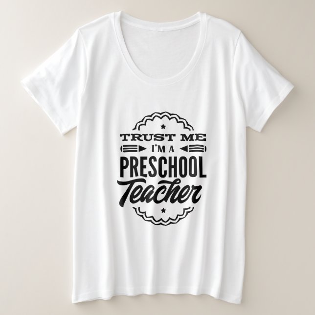 Confía En Mí Soy Un Profesor De Preescolar (Anverso del diseño)