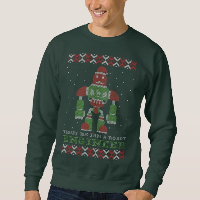 Confía en mí, soy una Sudadera de Navidad de Ingen (Anverso)