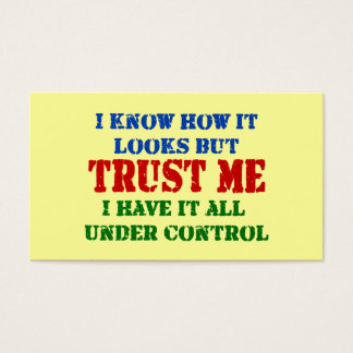 Confía en mí — Todo bajo control