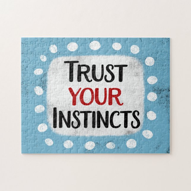 Confía en tus instintos rompecabezas (Horizontal)