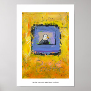 Confianza colorida del poder del arte moderno del