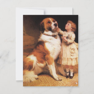 Confianza de Charles Burton Barber, Perro San Bern