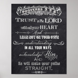 Confianza En El Poster De Arte Digital Lord Chalkb
