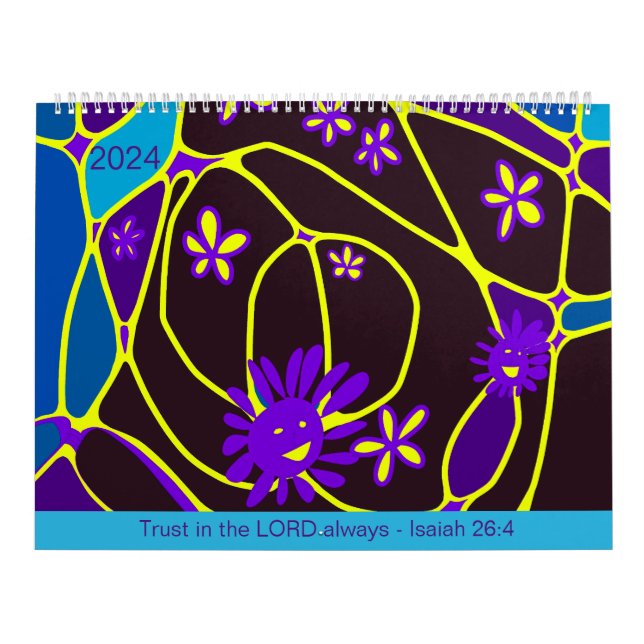 Confianza En El SEÑOR Siempre - Isaías Calendario  (Tapa)