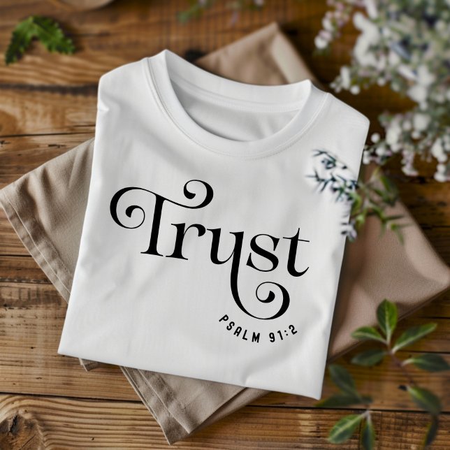 Confianza en mujeres y niños camisetas cristianas (Subido por el creador)