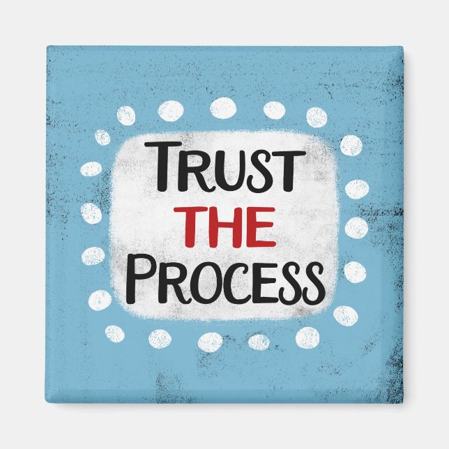 Confiar En El Imán Del Refrigerador De Procesos (Frente)