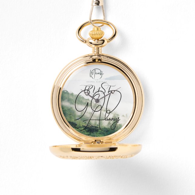 Confiar en que dios siempre tenga un reloj de bols (Anverso)