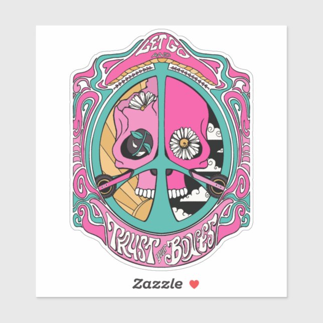 Confiar en su Pegatina de huesos (Hoja)