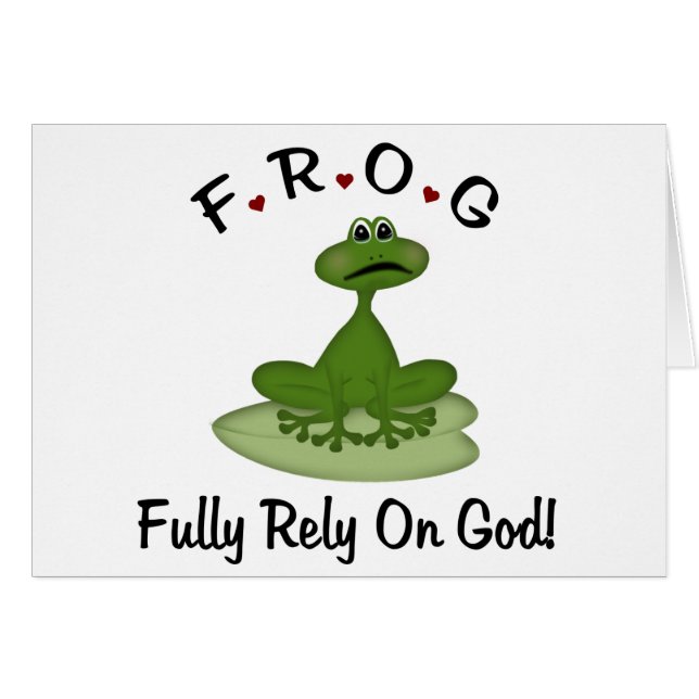 Confiar plenamente en Dios (Anverso (Horizontal))