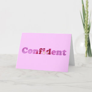 Confidente escrito con tarjetas de felicitación de