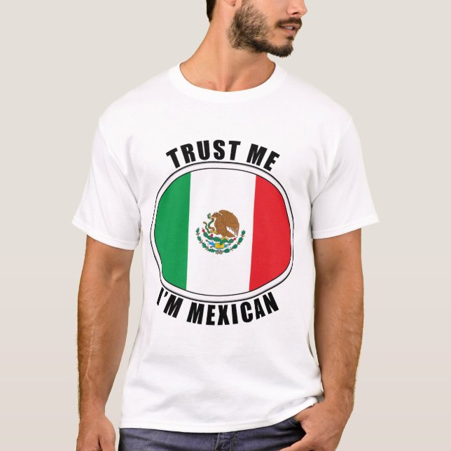 Confíe en que yo es camiseta mexicana (Anverso)