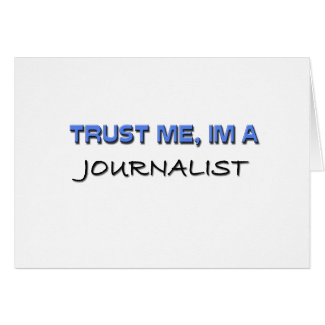 Confíe en que yo es periodista (Anverso (Horizontal))