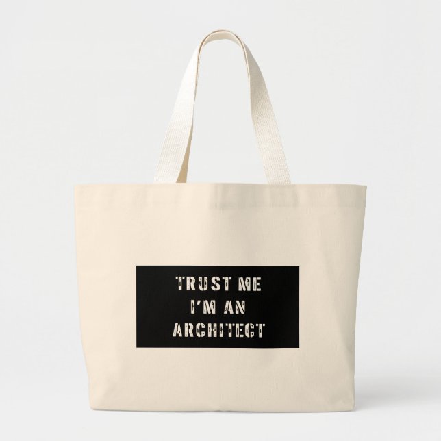 Confíe en que yo es un bolso del arquitecto (Frente)