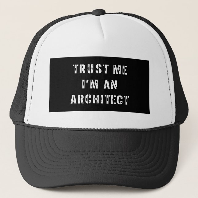 Confíe en que yo es un gorra del arquitecto (Anverso)