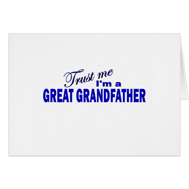 Confíe en que yo es un grande - abuelo (Anverso (Horizontal))