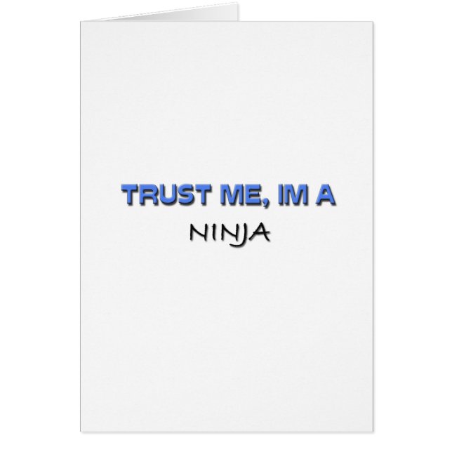 Confíe en que yo es un Ninja (Frente)