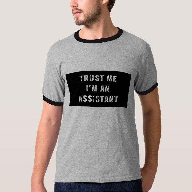 Confíe en que yo es una camiseta auxiliar (Anverso)