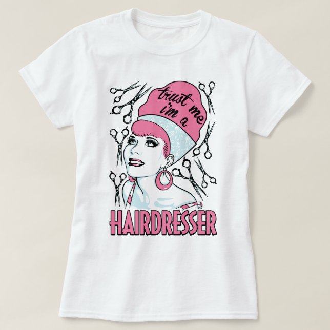 Confíe en que yo es una camiseta del trabajo del (Diseño del anverso)