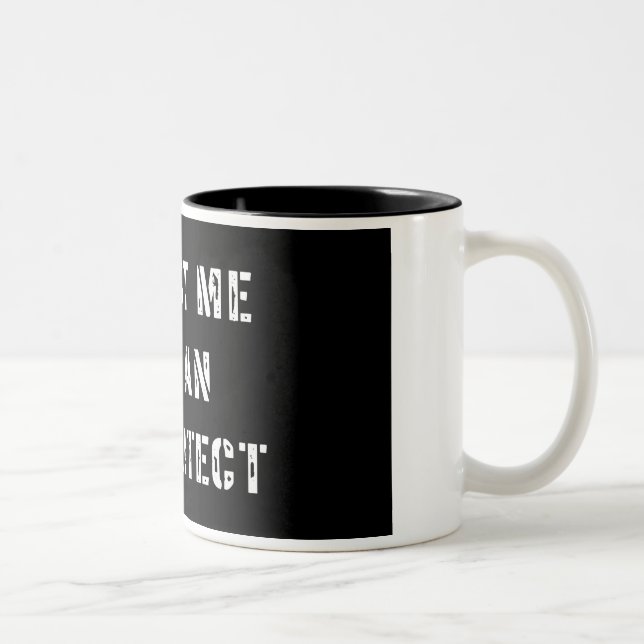 Confíe en que yo es una taza del arquitecto (Derecha)