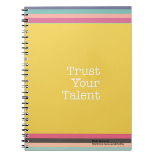 Confíe en su cuaderno del talento