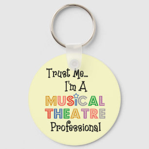 Confíeme en… favorable llavero del teatro music