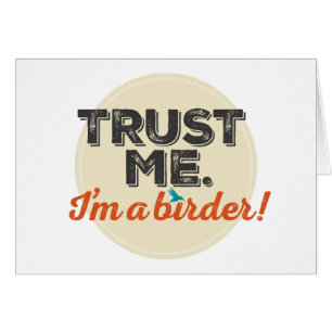 Confíeme en. ¡Soy un Birder! Emblema