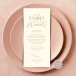 Configuración del lugar de la cena Gracias Tarjeta<br><div class="desc">Esta es la carta de agradecimiento de Place Setting You, en escritura romántica moderna, con una elegante temática de oro. Comparte el amor y muestra tu aprecio a tu familia y amigos, cuando se sientan en su asiento y leen esta encantadora carta de agradecimiento personalizada. ¡Es una manera maravillosa de...</div>