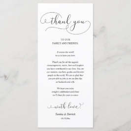 Configuración del lugar de la cena Gracias Tarjeta