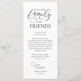 Configuración del lugar de la cena Gracias Tarjeta