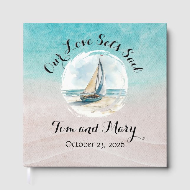 Configurar el libro de invitados de vela (Anverso)