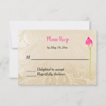Confirmación de asistencia a la invitación de boda