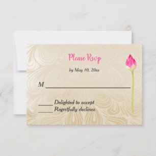 Confirmación de asistencia a la invitación de boda