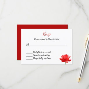 Confirmación de asistencia a la invitación de boda