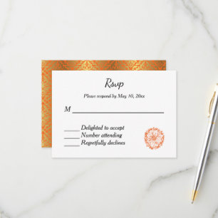 Confirmación de asistencia a la invitación de boda