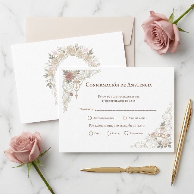 Confirmación de Asistencia elección de plato (Subido por el creador)