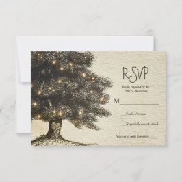 Confirmación de asistencia para boda con árbol rús